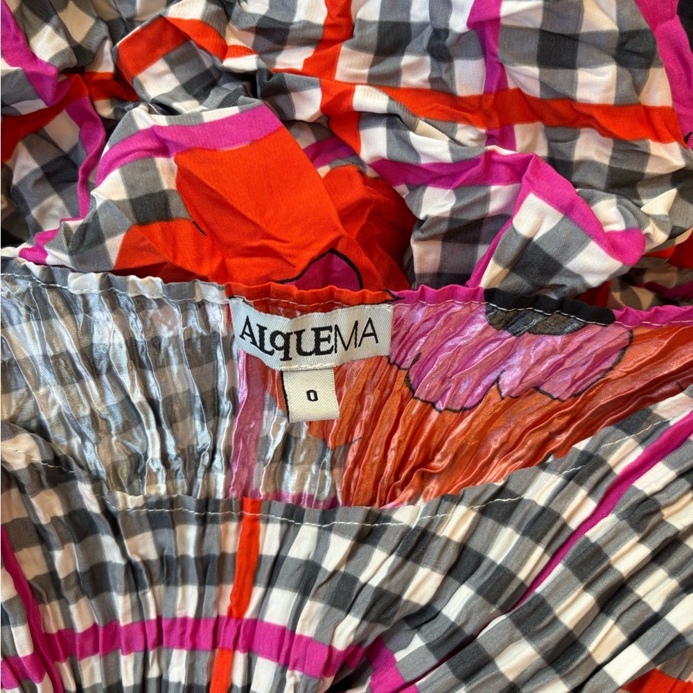 Alquema floral checkered dress - Picture 10 of 10